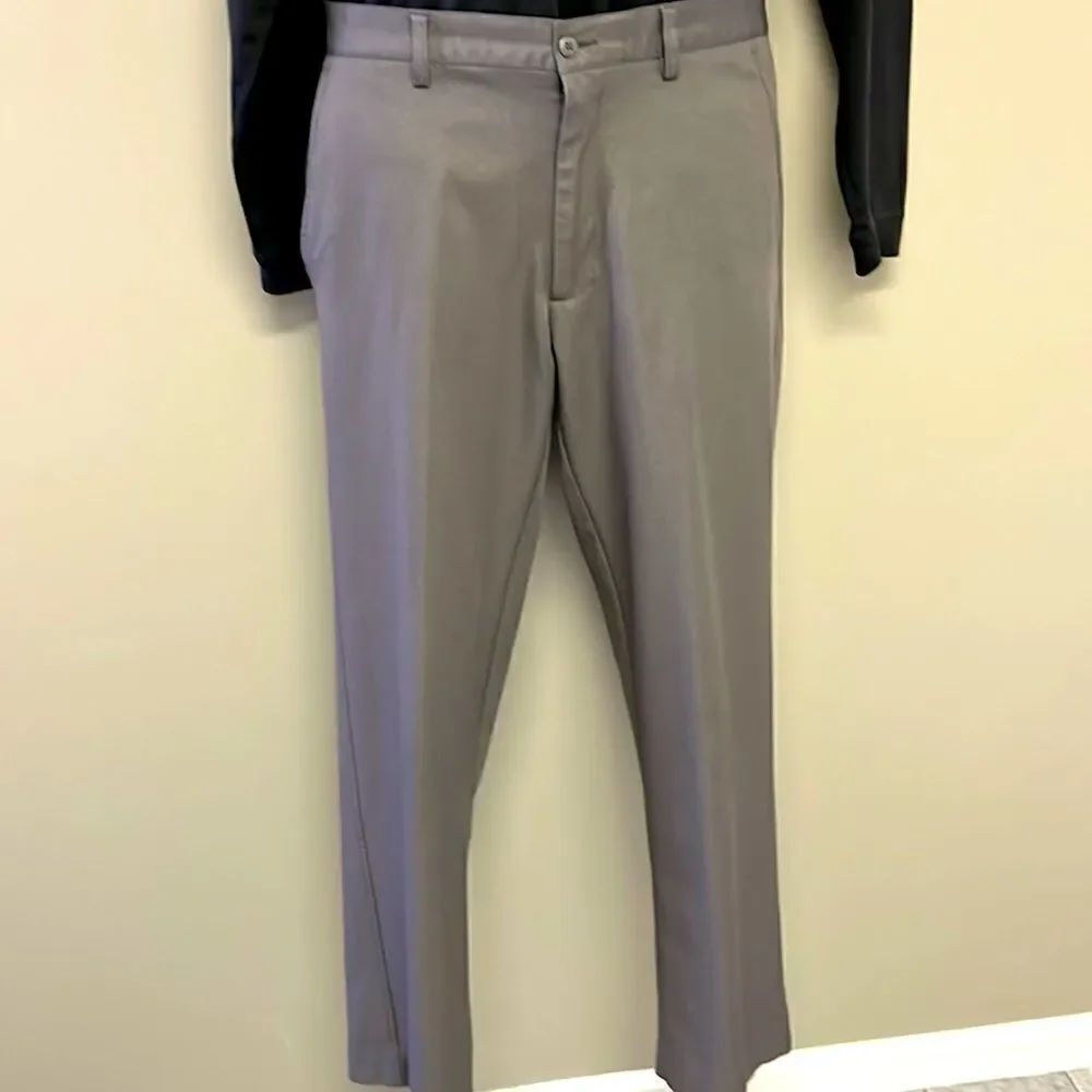 FootJoy Gray Button and Zip Golf Pants- W33/L/32